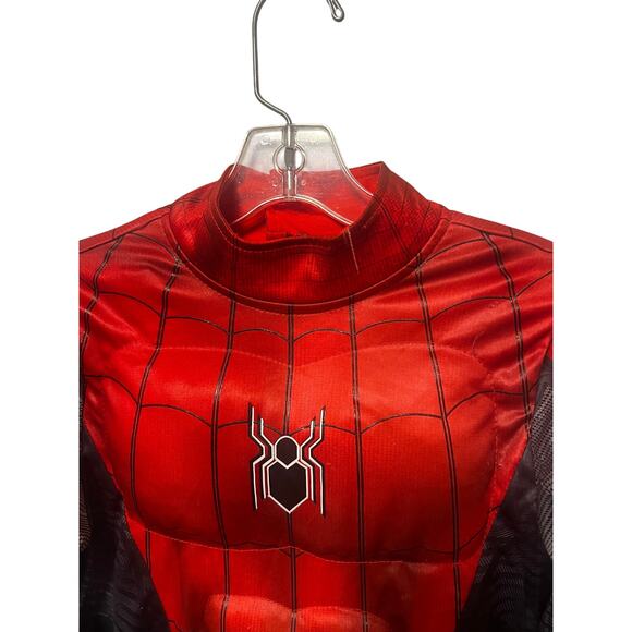 Spider Man Costume Boys Size 7/8 Complete Set Mask & Gloves - Picture 3 of 10